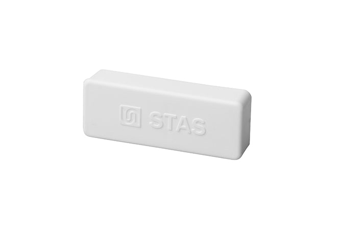 STAS papergrip end cap closes papergrip rail ends.