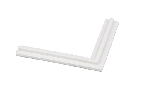 STAS multirail crown/flat corner connector connects rails at corners, ideal for crown connections.