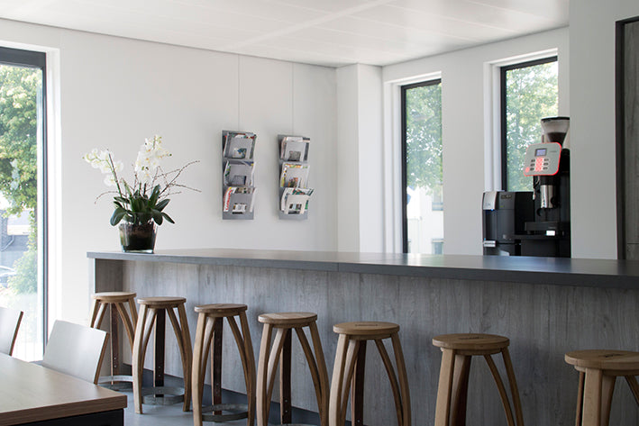 u-rail + kit: easily installed on suspended ceilings for art and maps.