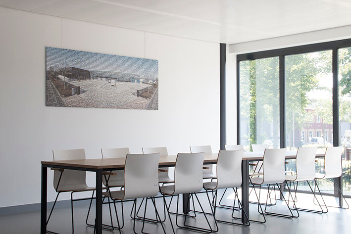 STAS u-rail system with installation kit offers versatile ceiling hanging solutions.