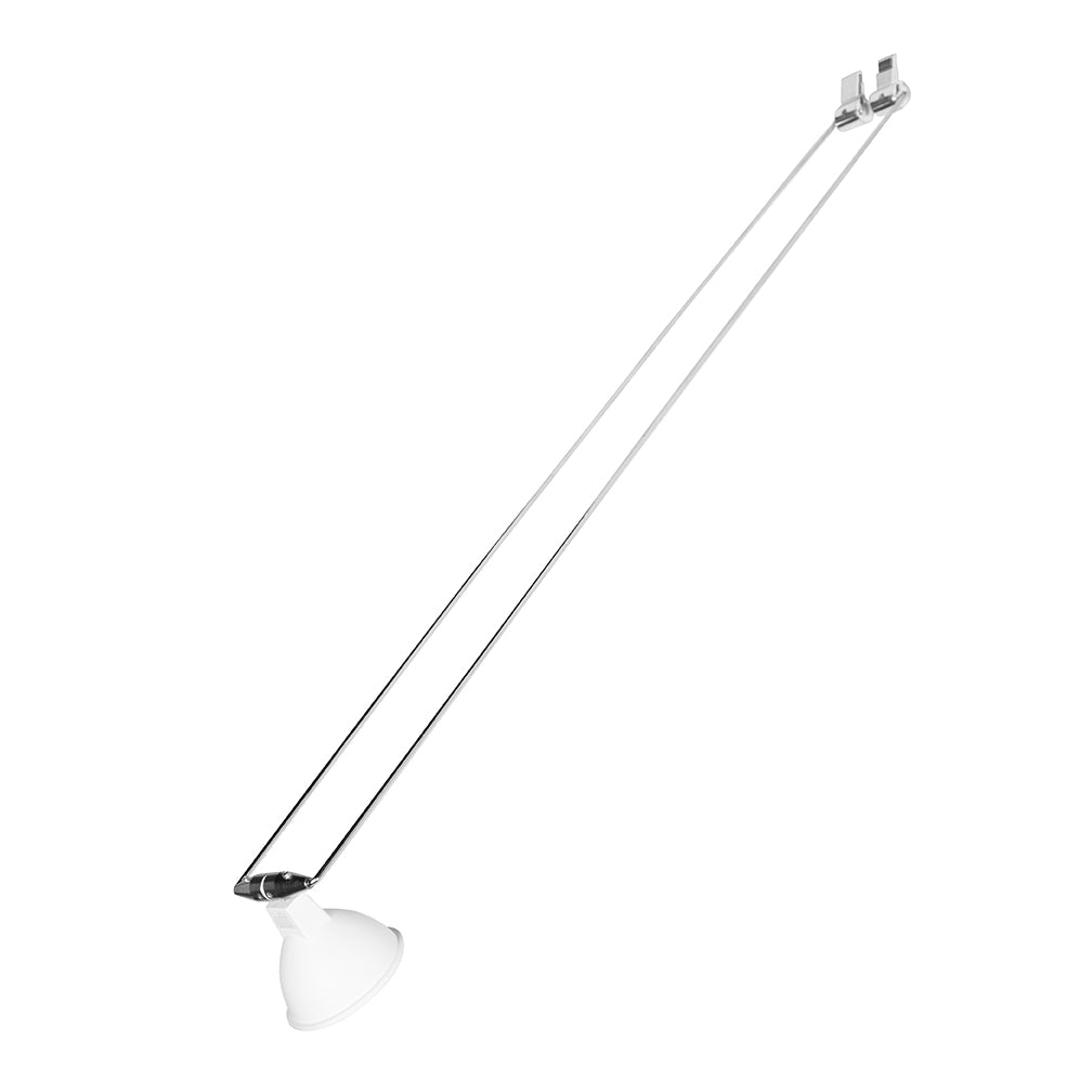 STAS Wi-Fi smart-led fixture available in chrome or white, 50 or 70 cm.
