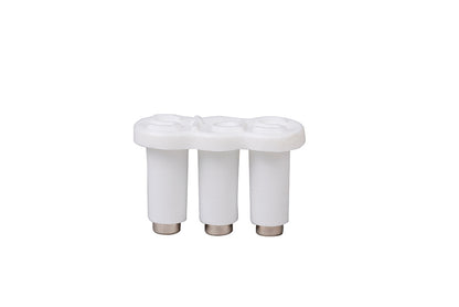 STAS white magnet set: Includes strong tripod magnets and steel cable for simple hanging.