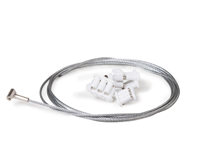 STAS white magnet set: Ideal for a magnetic rail system to display cards and notes.