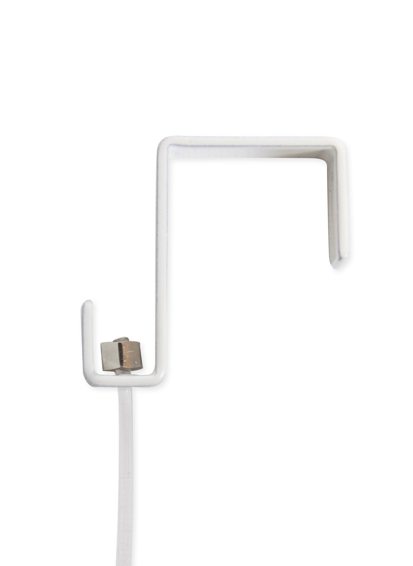 STAS panel hooks white (pack of 10) combine with perlon/steel cords for stability.