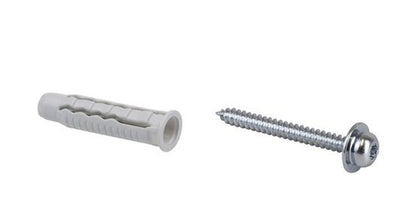 STAS minirail installation kit with 6 clipscrews & plugs for a 200 cm rail setup.