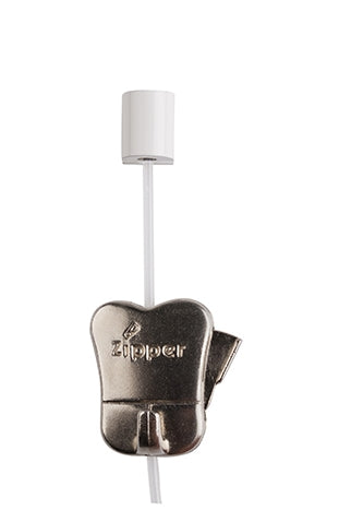 STAS perlon cord with glider supports up to 15kg using STAS zipper.
