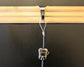 STAS perlon (monofilament) cord with loop + moulding hook + zipper