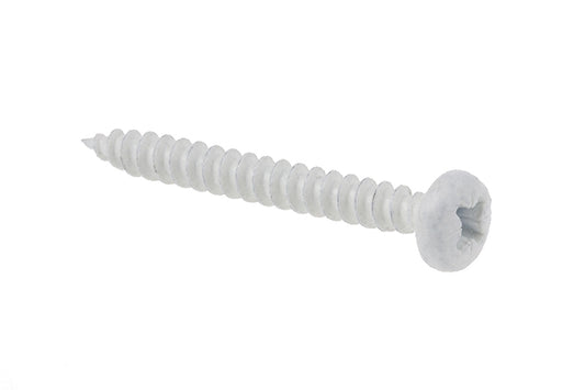 STAS j-rail screw flush head white