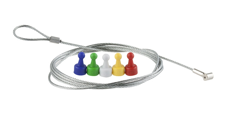 STAS coloured magnet set includes 5 vibrant neodymium magnets.