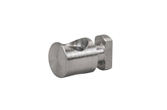 STAS plasterrail hook: for use with perlon cord or steel cable, holds up to 15kg with zipper, 4kg with smartspring.