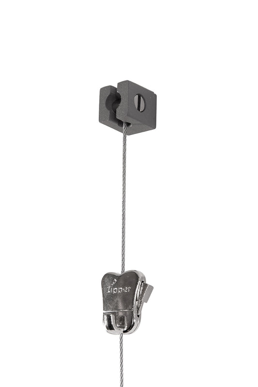 STAS qubic: Compact 22mm wall/ceiling mount for secure art display.