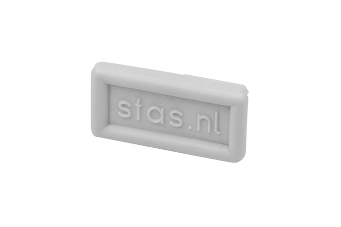 STAS cliprail pro-multirail end cap, neat rail finish.